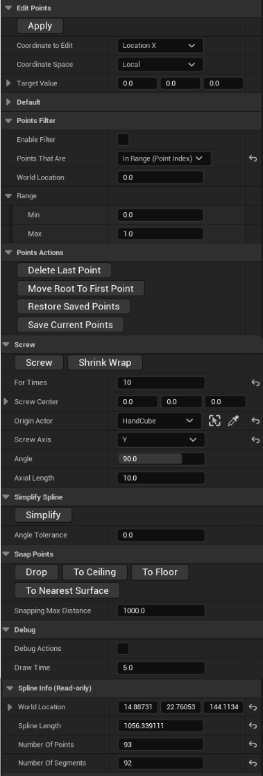 Spline Editor