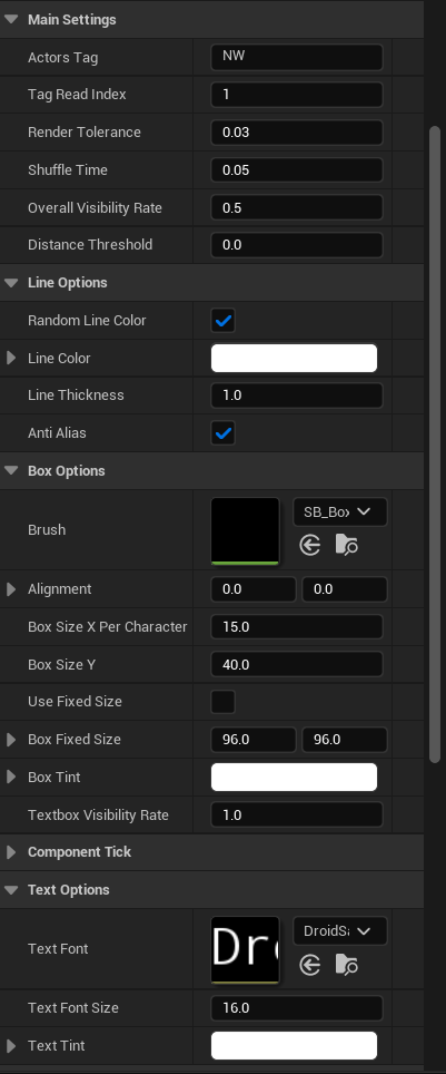 Settings Overview
